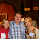 Rebecca Peacock and Valerie Kelleher Herzog with their winemaker Craig Becker.