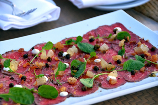 Beef Carpaccio Hors d'oeuvre